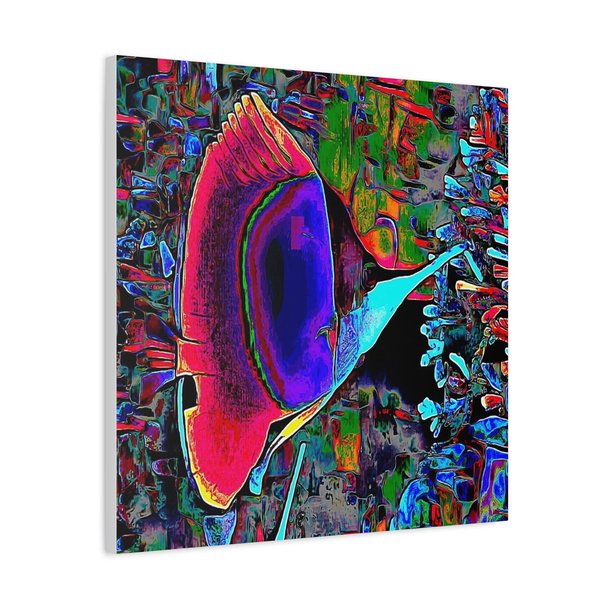 Long Snoot Left - Canvas Wall Art