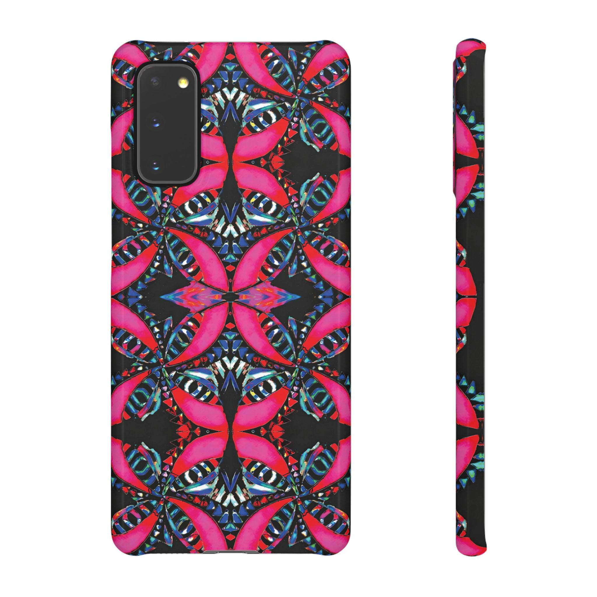 Pink on Black Android Snap Case - Walt Smith Fiji Ocean Art - Supports ADE Reef Restoration