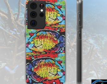 Coral Beauty Android Flexi Case - Walt Smith Fiji Ocean Art - Supports ADE Reef Restoration