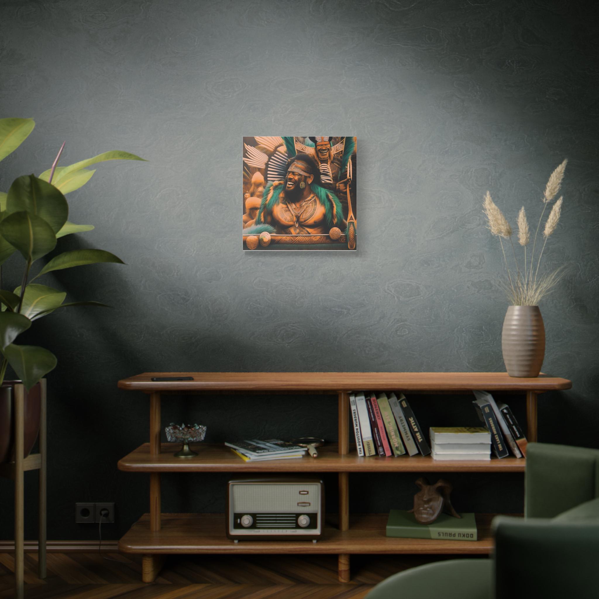 Laughing Cheif - Canvas Wall Art