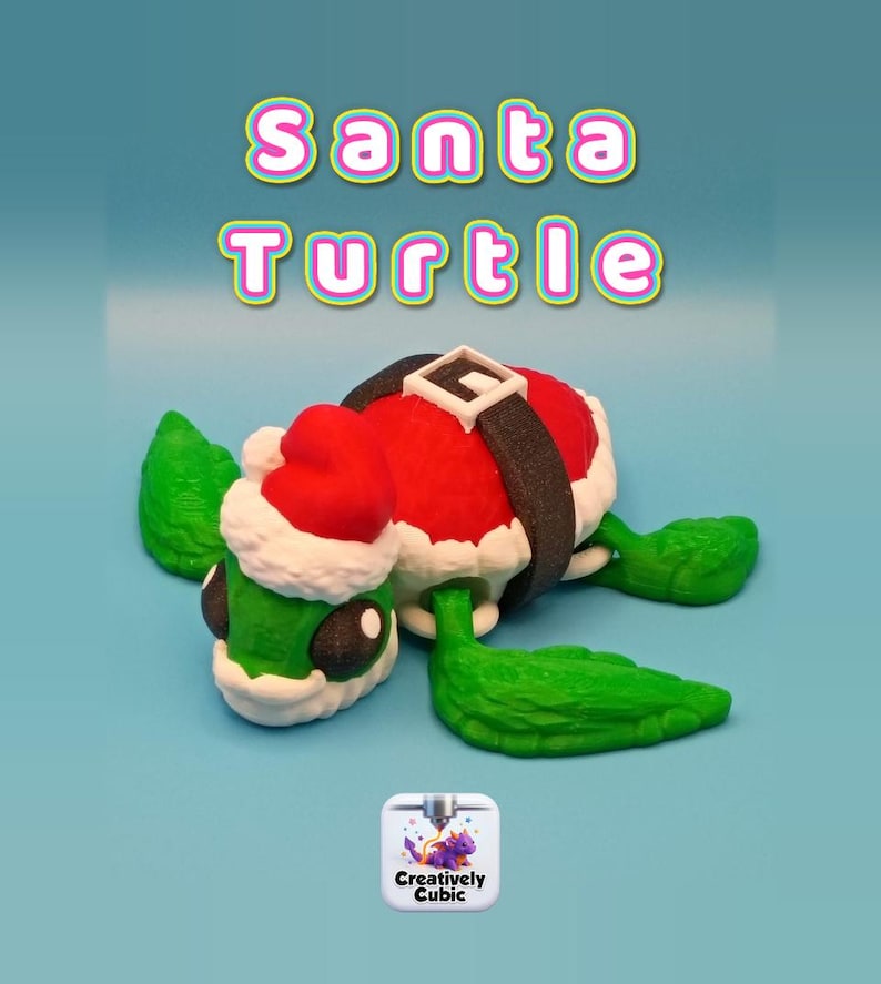Flexi Santa Claus Turtle image 1