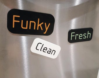 Imán para lavavajillas (reversible y personalizable)