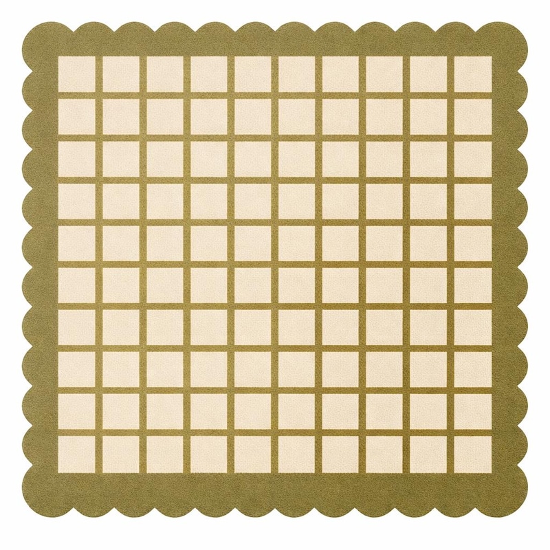 Hand Tufted Scalloped - Etsy