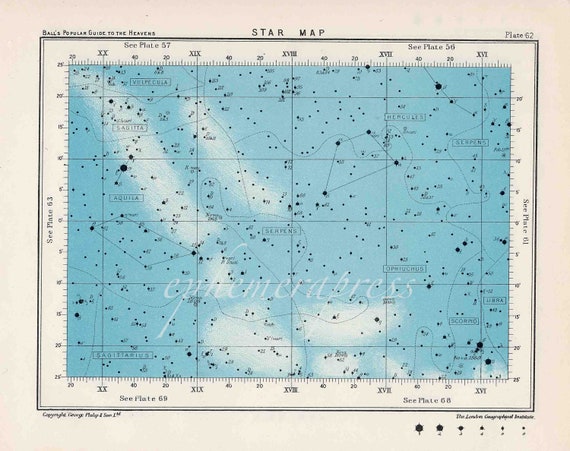 Celestial Chart Print