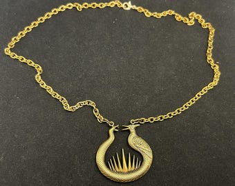 Collana con pietra focaia di Haymitch - Hunger Games! - Replica di Sunrise on the Reaping - Metallo 3D