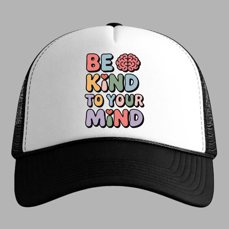 Be Kind to Your Mind SVG, Mental Health Quote, Retro T-shirt Design ...