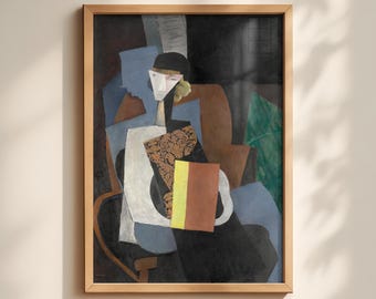 Diego Rivera's Portrait of Marevna (Maria Vorobieff-Stebelska) (1915) — Printable Fine Art Wall Poster
