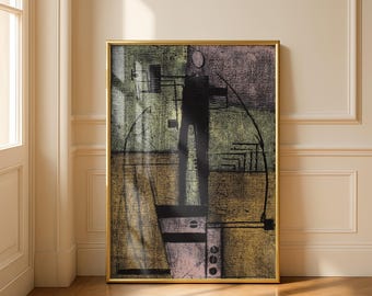 Obelisk van Anne Ryan (1945) — Afdrukbare kunstposter voor aan de muur