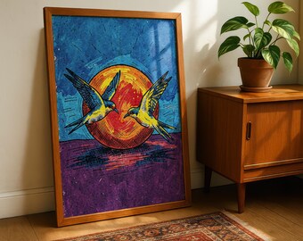Opgevouwen - Printbare kunstposter voor aan de muur