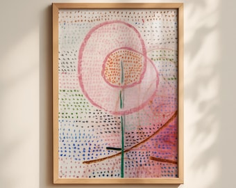 Bloeiend van Paul Klee (1934) — Afdrukbare kunstposter voor aan de muur