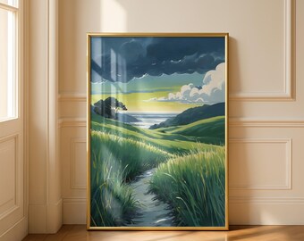 Storm op komst - Printbare kunstposter voor aan de muur