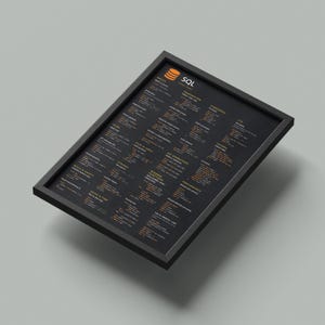 SQL Cheat Sheet Poster | Developer Office Decor (Instant Download) image 3