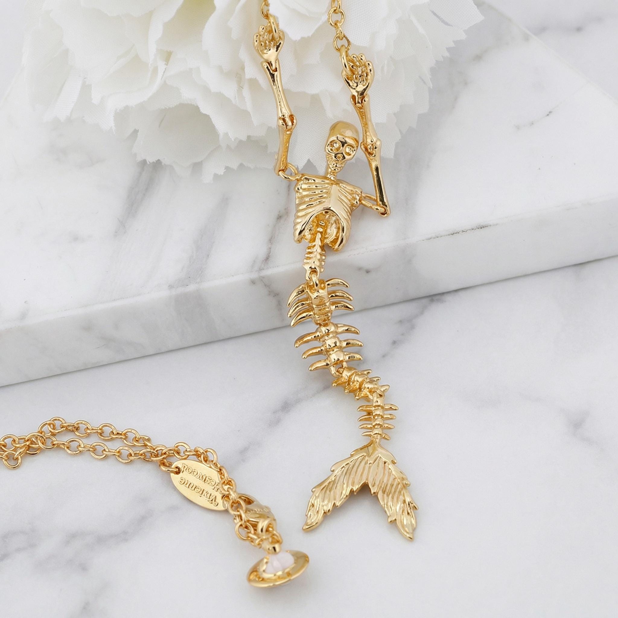 Vivienne westwood bone necklace - Etsy 日本