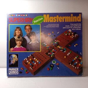 Superhirn Mastermind Familien av Parker Vintage Board Game 1977