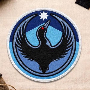 Minnesota Loon Patch – Anti-ICE Protest Iron-On Badge (Embroidered)