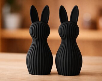 Decoración de Pascua, conejo decorativo hecho a mano, conejito de diseño, decoración minimalista de primavera, regalo de Pascua