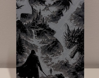 Pintura en relieve de Harry Potter 13x20cm