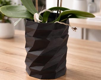 Maceta de diseño en forma de diamante - Maceta