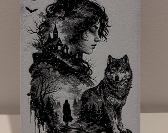 Pintura en relieve Espíritu Mágico 13x20cm