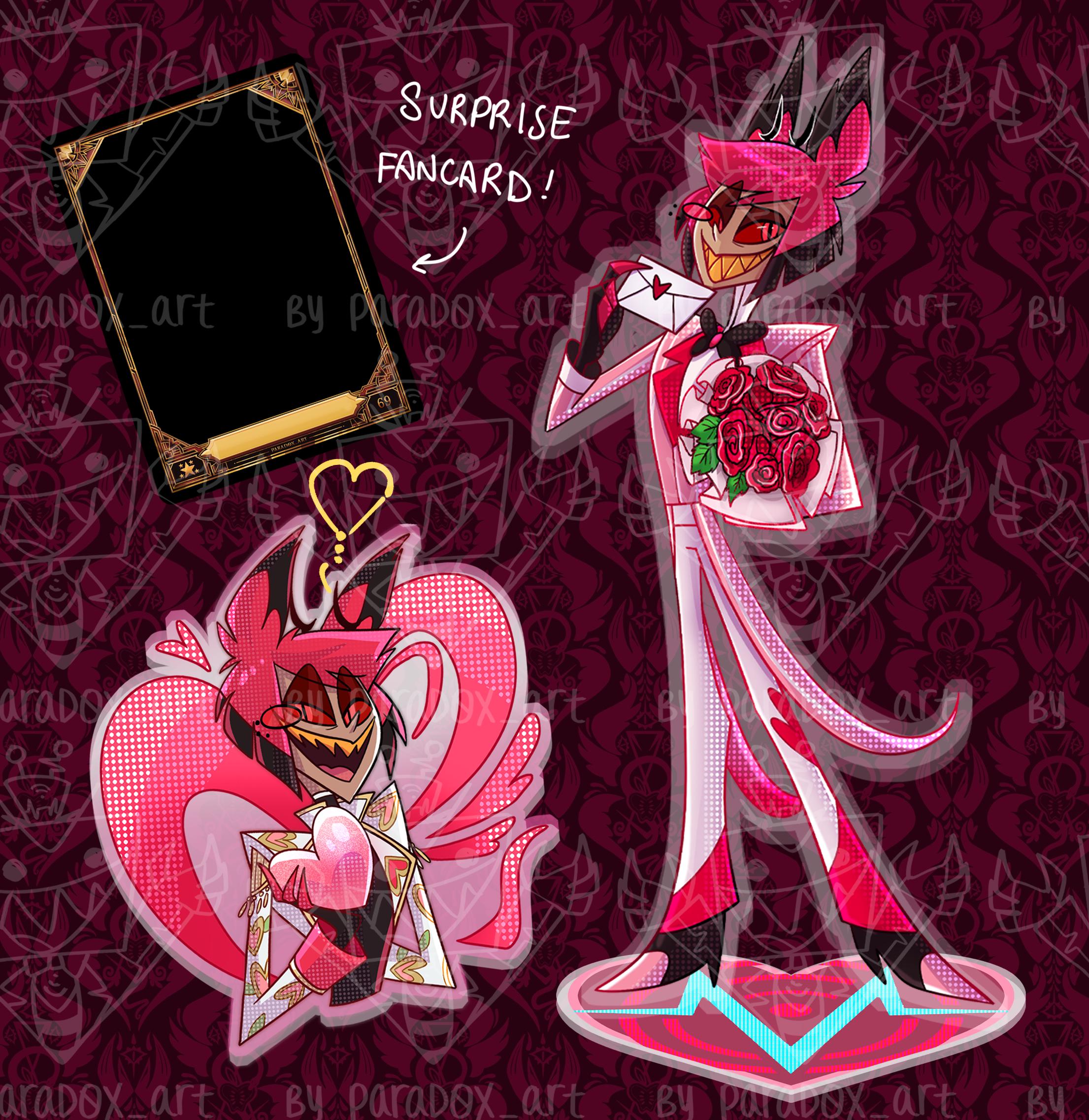 Hazbin Hotel Valentine Keychain - Etsy