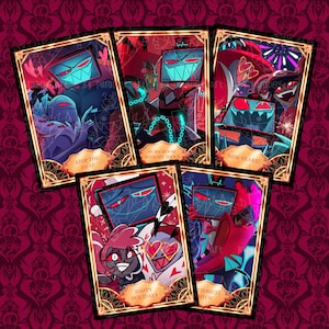 ONHAND Hazbin Fan Cards - Etsy