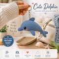 Dolphin Amigurumi Pattern PDF, Cute Dolphin Keychain Crochet Pattern, Sea Animals Crochet, Fish Lover Gift Idea, Digital Download. product logo