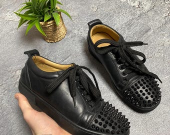 Zapatillas Christian Louboutin de piel para mujer, talla 37