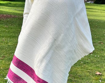 Manta para sofá – Algodón tejido a mano – Manta etíope – Ligera y acogedora – Manta decorativa para sofá – Varios tamaños