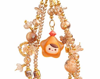 Authentic Pucky star charm keychain/bag charm