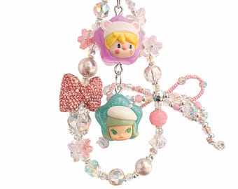 Authentic Sweet Bean and Molly star charms keychain/bag charm