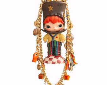 Authentic Hirono figure keychain