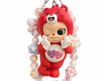 Authentic  Zsiga Carebear keychain/bag charm