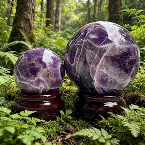 Natural Amethyst ball,Quartz Crystal Sphere,Gemstone Gift,Home Decor,Crystal Mineral 1PC