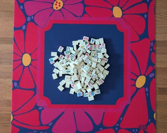 Daisy Explosion Mahjong Mat 31.5" (80cm)