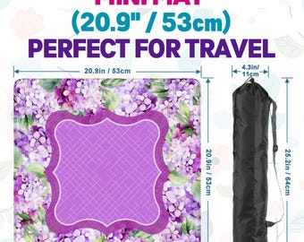 Hydrangeas Mini Mahjong Mat 20.9" (53cm)
