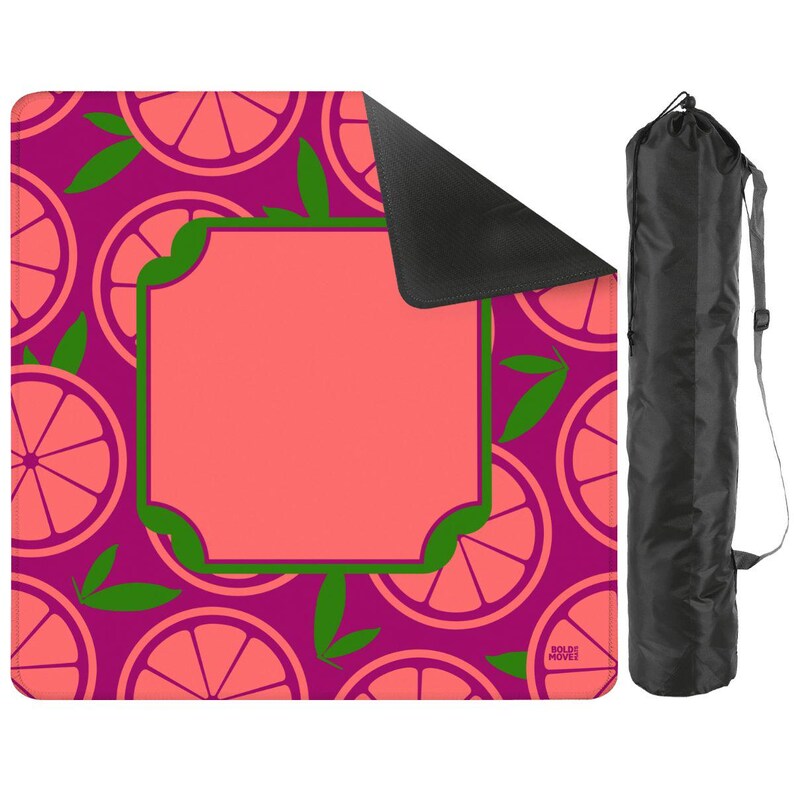 Citrus Mahjong Mat 31.5" (80cm) Grapefruit