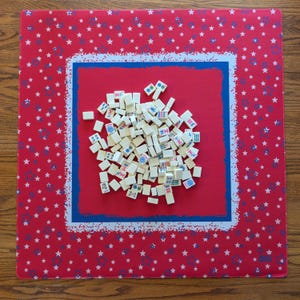 Patriotic Mahjong Mat 31.5" (80cm)