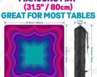 Wavelength Ombre Mahjong Mat 31.5" (80cm)