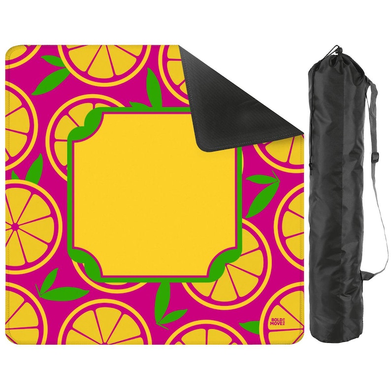 Citrus Mahjong Mat 31.5" (80cm) Lemon