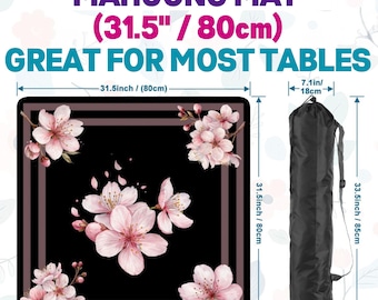 Cherry Blossoms Mahjong Mat 31.5" (80cm)