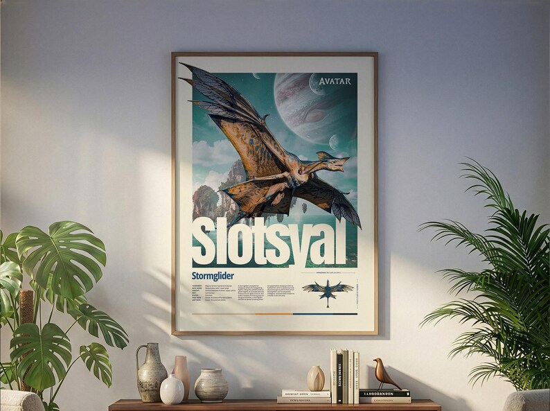 Avatar Fire and Ash Stormglider Poster – Wall Art Print, Sci-fi Decor ...