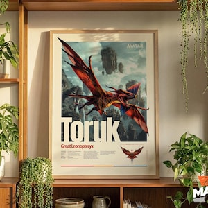 Avatar Toruk Makto Poster – Great Leonopteryx Wall Art, Epic Sci-Fi Movie Print, Unframed
