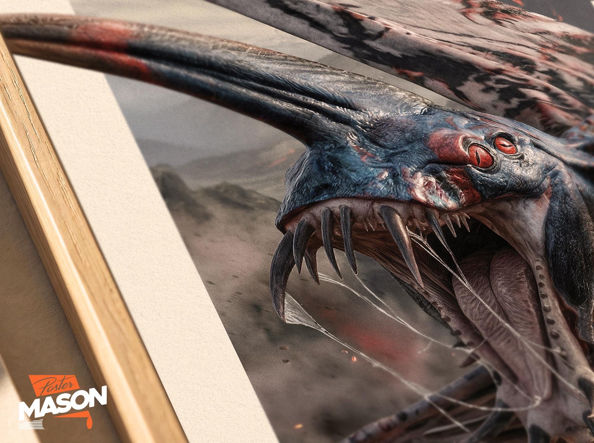 Avatar Nightwraith Poster – Dynamic Pandora Creature Wall Art, Fire ...