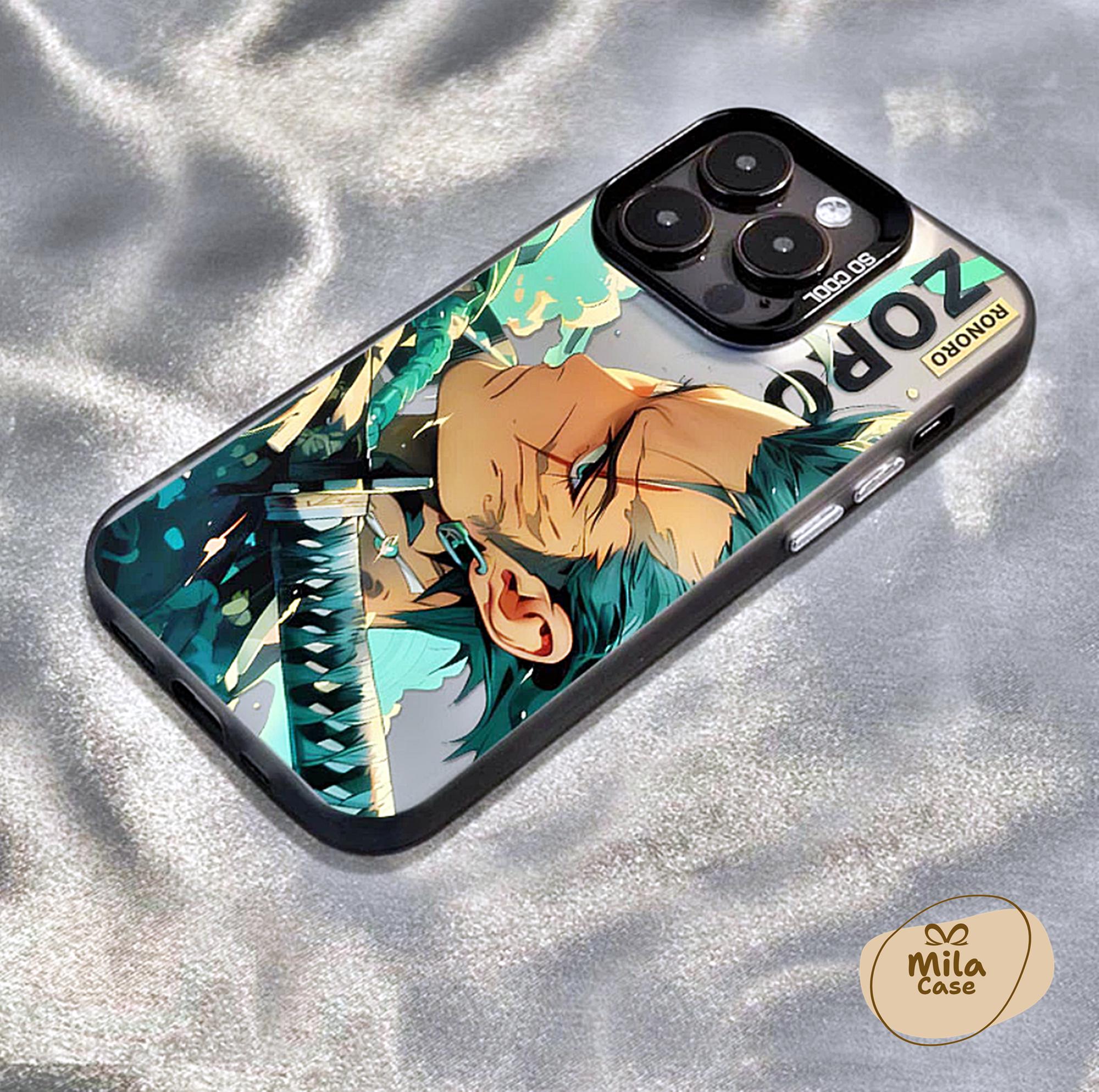 One Piece Zoro iPhone Case Textured Anime Cover for iPhone 16 15