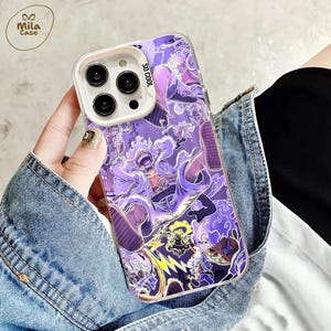 Luxury Luffy Gear 5 iPhone Case IMD Anime Clear Protective Cover for iPhone 11 until 16 Pro Max