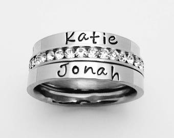 child name rings