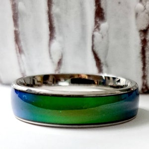 Mood ring/Kids mood ring/Teen Ring/70s jewelry/Hippie ring/Changing color ring/Girlfriend matching rings/BFF Rings/