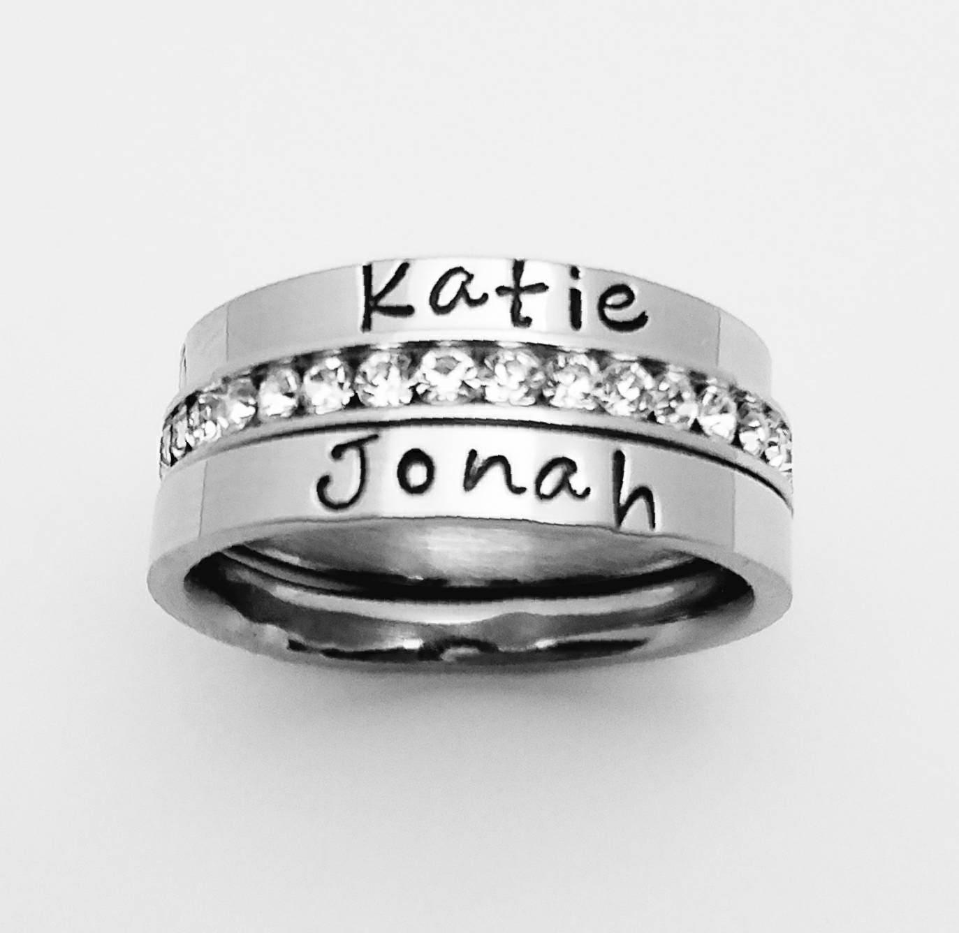 2 Pc. Setname Ring Stacking 