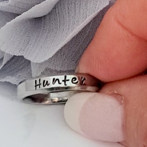 Personalized name ring/custom mom ring/little girl ring/girl name ring/dainty name ring/petite personalized ring/Mom name ring/stackingring