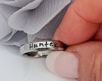 Personalized name ring/custom mom ring/little girl ring/girl name ring/dainty name ring/petite personalized ring/Mom name ring/stackingring